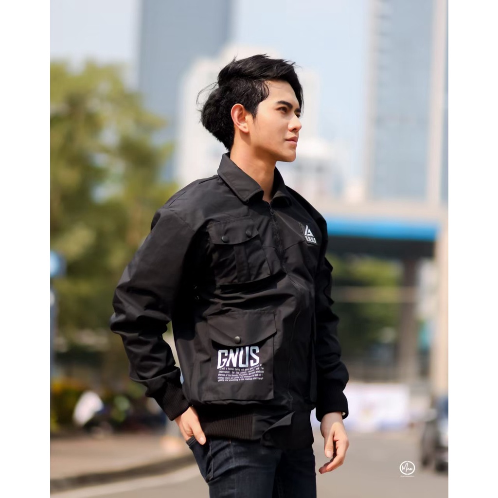 [SIAP KIRIM] Flight jaket / jaket vintage / jaket bomber casual / jaket pilot wolv kanvas original