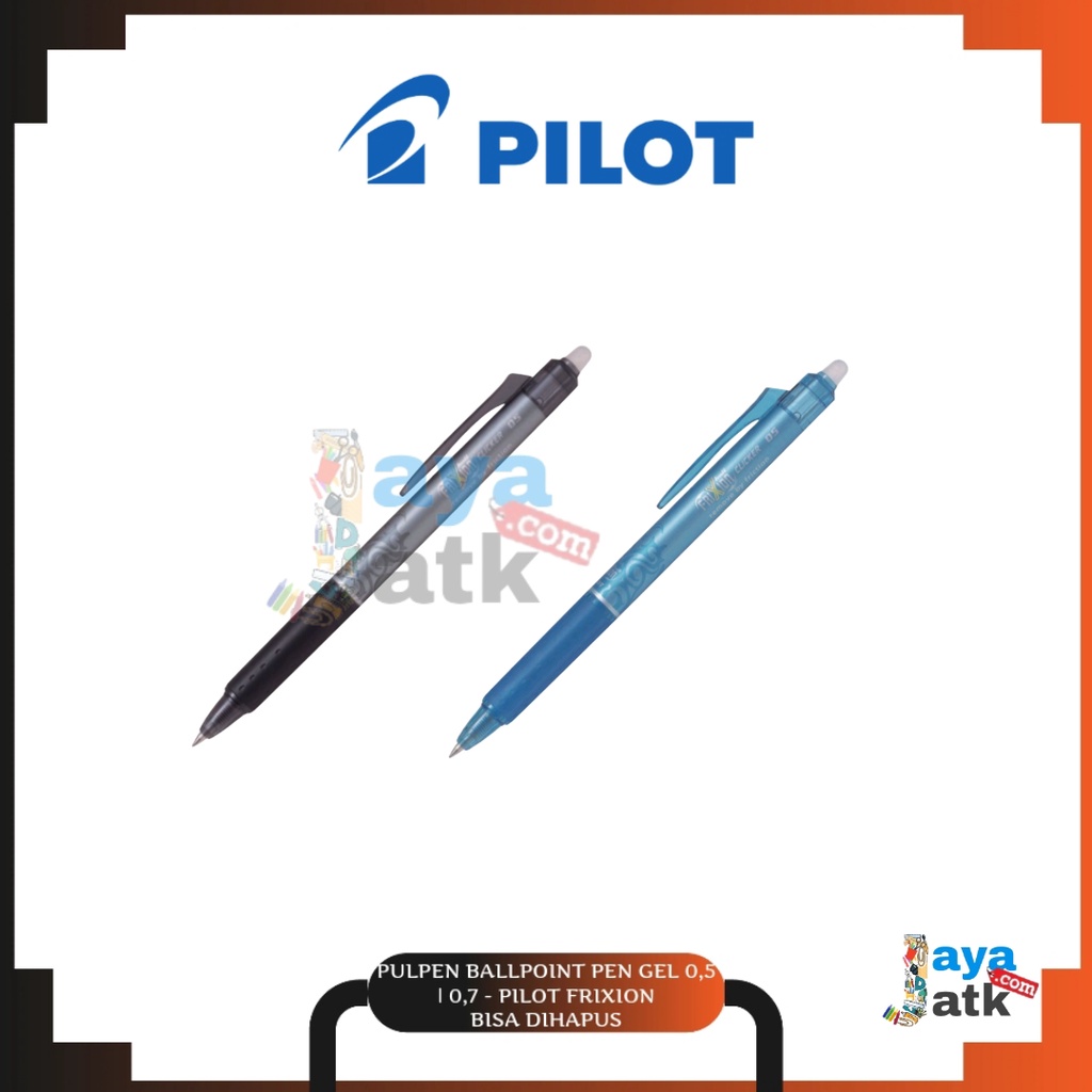 Erasable Pulpen Ballpoint Pena Gel 0,5 | 0,7 - Pilot Frixion Bisa Dihapus