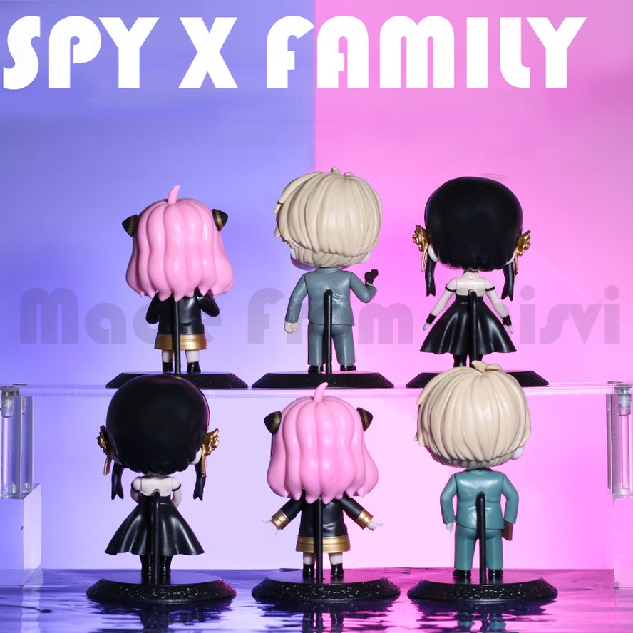 COD Action Figure Spyxfamily Anime Q version spy x family 6 model Untuk Dekorasi