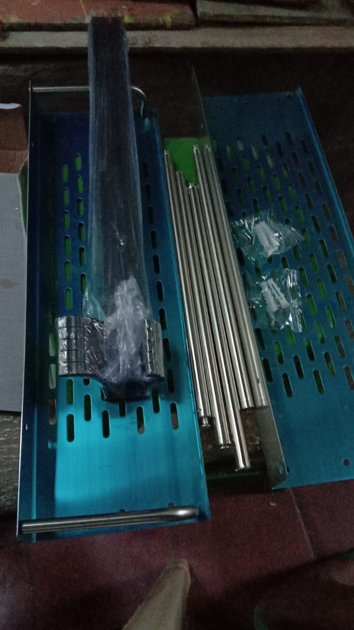 Rak Sabun Kotak Tingkat Stainless 40cm