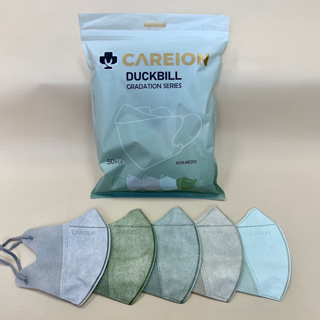 Careion Masker Duckbill 3Ply Mix Pastel Gradasi isi 50pcs