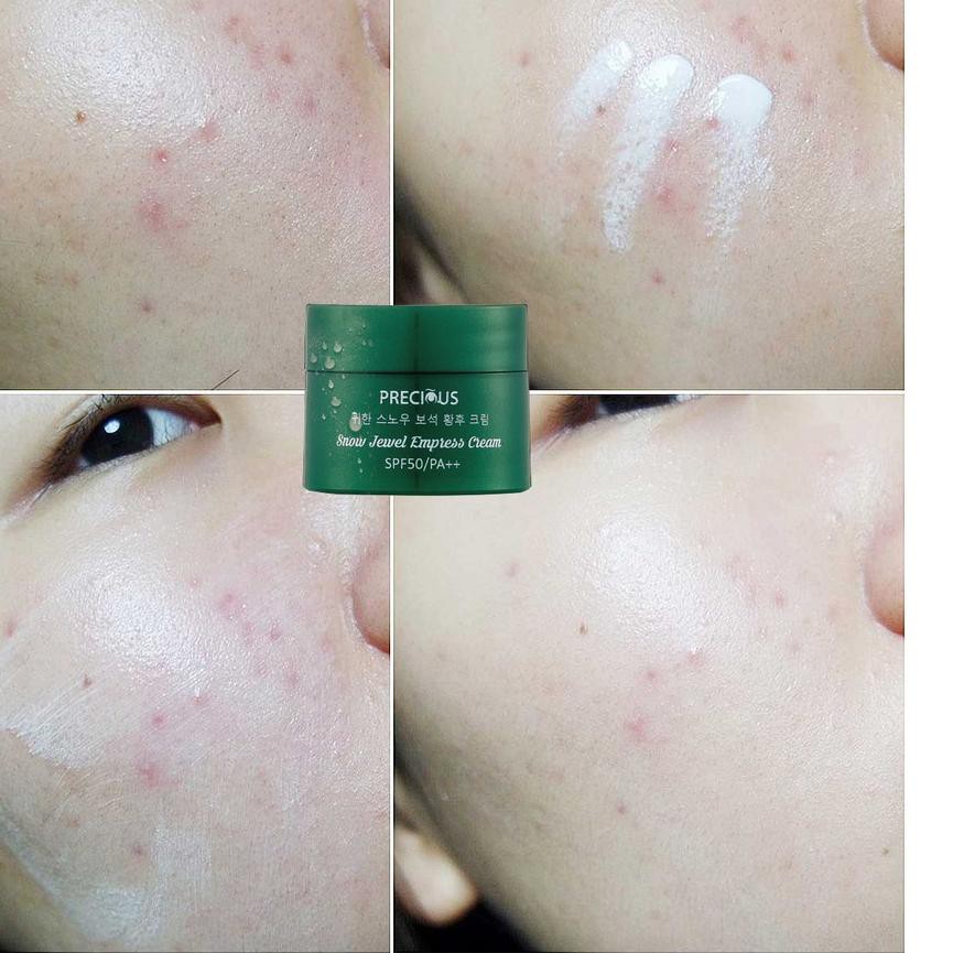 ♥ precious  Snow jewel empress cream SPF 50  GREEN 15gr ➺