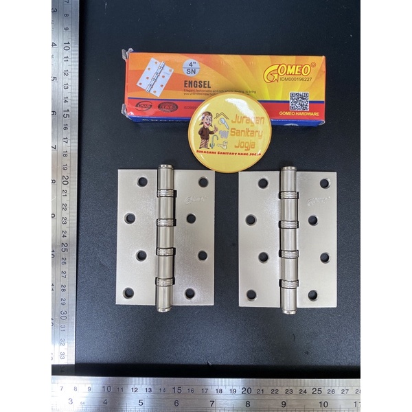 Engsel / Engsel Pintu / Engsel Pintu 4” / Engsel Kupu-Kupu 4” Gomeo