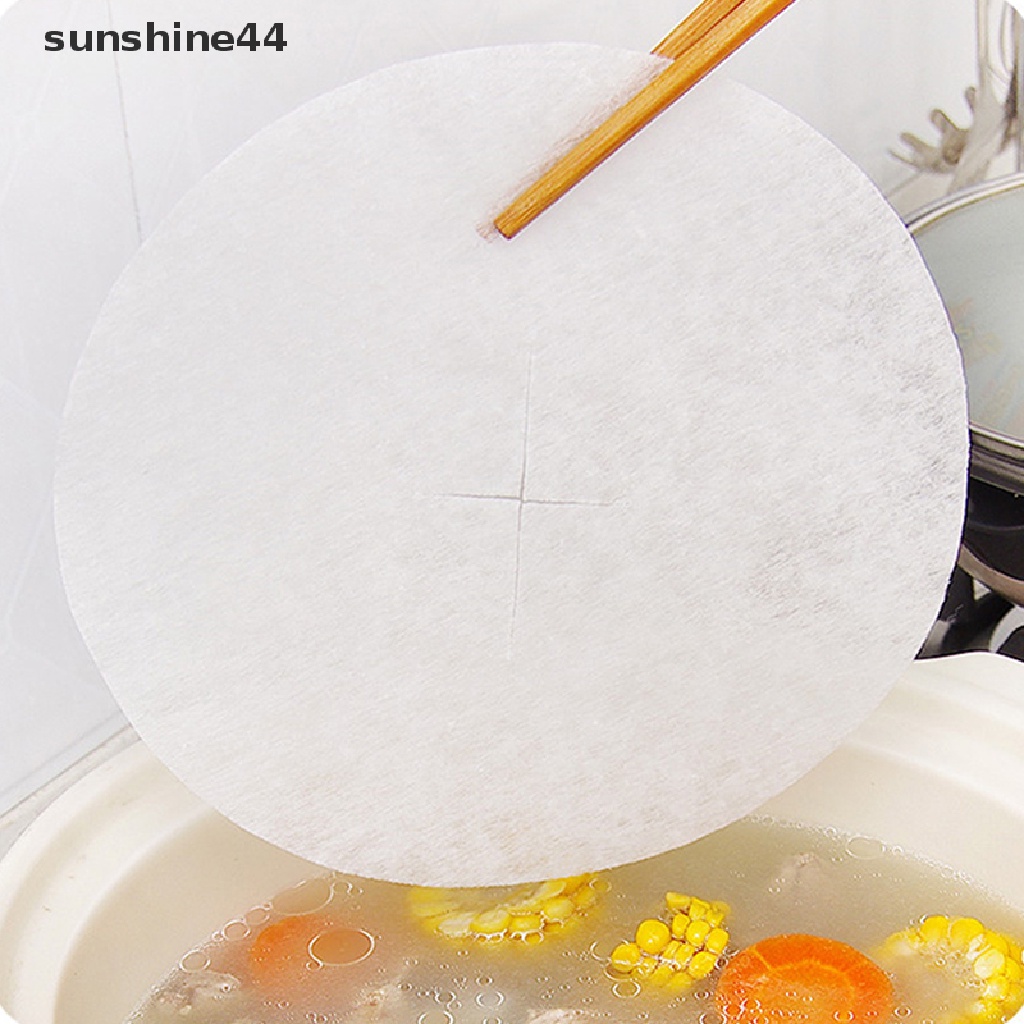 Sunshine 12PCS / Kantong Kertas Filter Penyerap Minyak Untuk Sup / Makanan