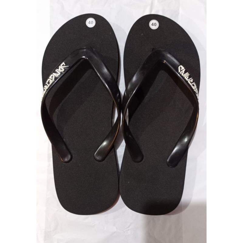 SANDAL JEPIT POLOS PRIA / SANDAL JEPIT DISTRO / ORIGINAL / SANDAL JEPIT POLOS / HITAM