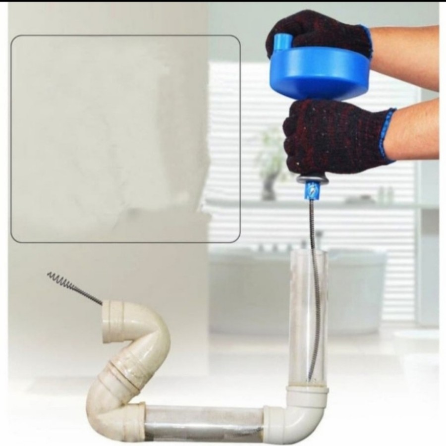 Pipe Cleaner 10 Meter - Alat Pembersih Saluran Pipa Tersumbat