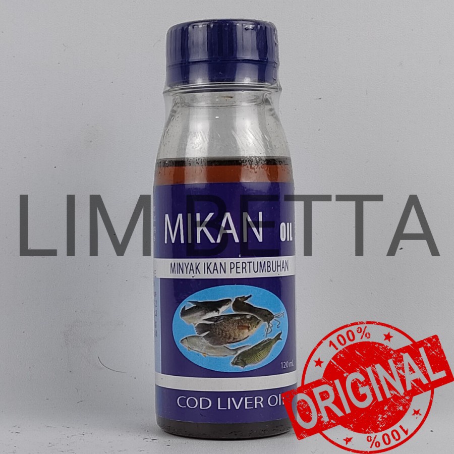 MIKHAN OIL 120 ML / MINYAK IKAN COD LIVER