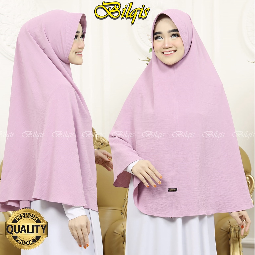 BERGO CRINKLE AIRFLOW JILBAB INSTAN CRINKLE AIRFLOW BERGO INSTAN JUMBO BERGO (XXL)