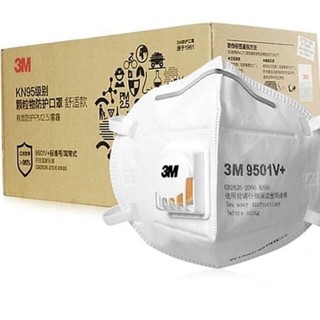 TERMURAH !!! Masker 3M 9501 V+ Original - Harga 1 Box (Isi