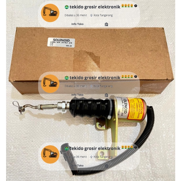 Solenoid 3974947 SA-3742 SA 3742 24V 24 VOLT