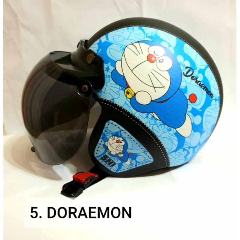 HELM BOGO MAKASSAR DORAEMON