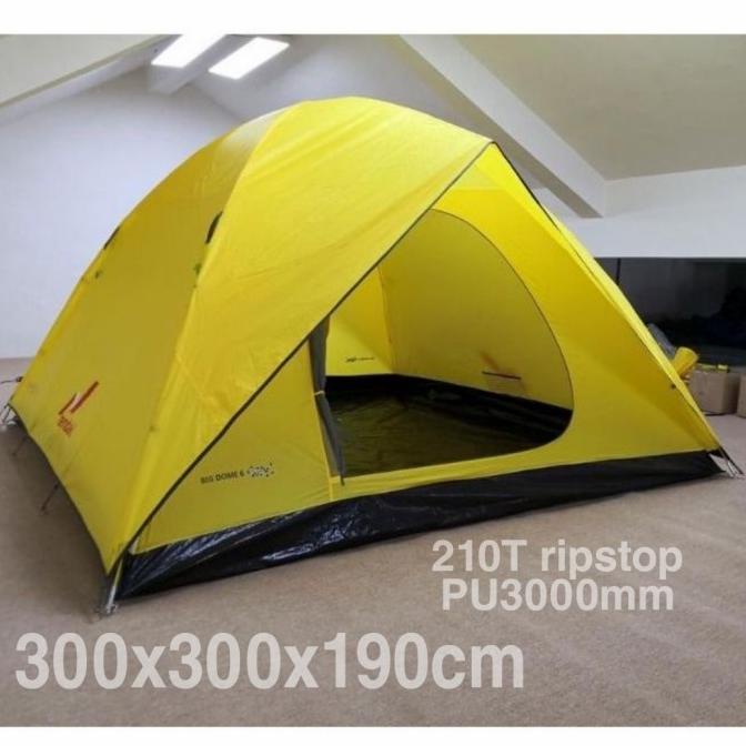 Tendaki Tenda Camping Big Dome Pro 6 Kapasitas 6 - 7 Orang