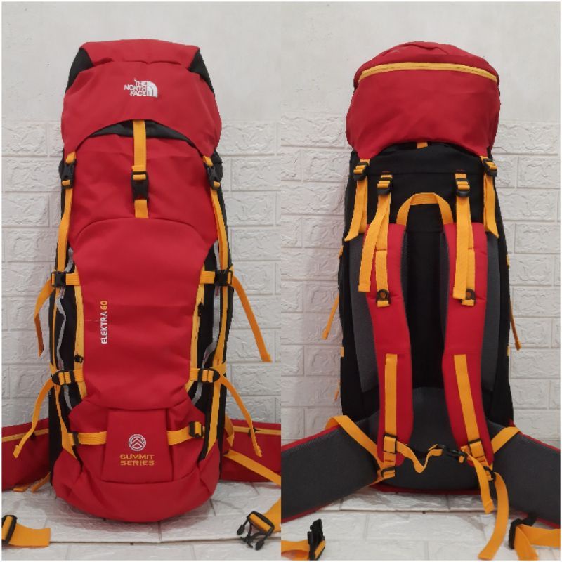 Tas Gunung TNf 60 Liter Frame + Fiber # Tas Gunung Outdoor # Tas Ransel Hiking The North Face