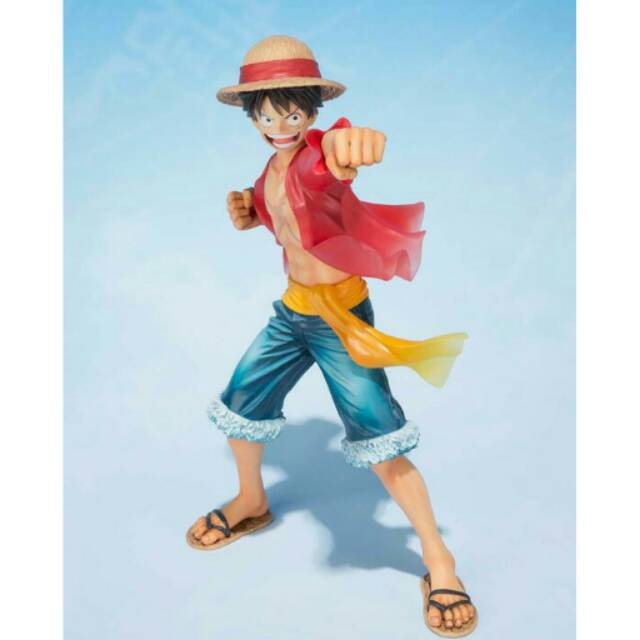 FZO Figuarts Zero Monkey D. Luffy NW ORI Bandai PVC One Piece Figure 5th Anniversary New World