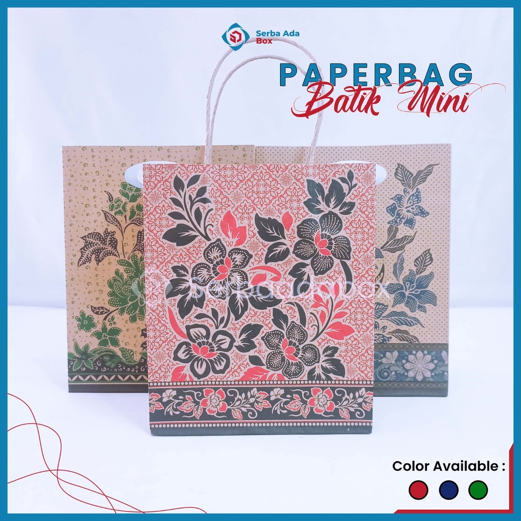 

Paper Bag Batik Tas Kertas Batik suvenir goodie bag ulang tahun packing olshop