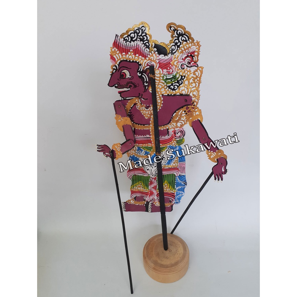 Kerajinan wayang kulit Gatotkaca Gatotkoco ukir bali Hiasan Handmade