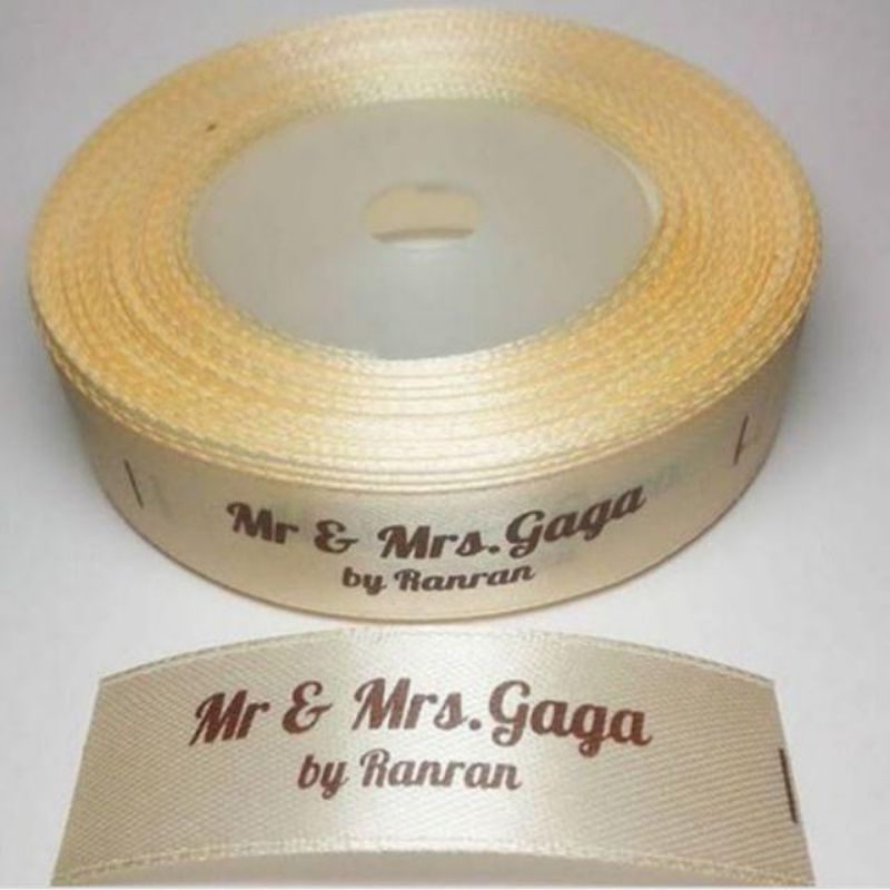 

label pita satin roll pita kado pita hampers pita box pita sablon tali packaging free design label custom