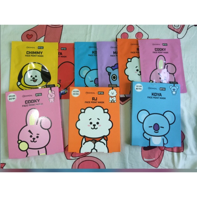 Download Mediheal X Bt21 Face Point Mask Sharing Good Ready Stock Shopee Indonesia PSD Mockup Templates