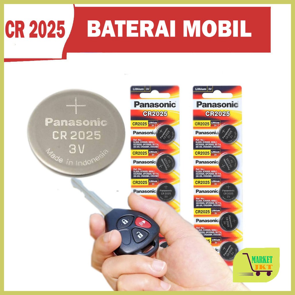 BATERAI KANCING - CR 2025 - REMOTE MOBIL - TOYOTA - DAIHATSU - NISSAN