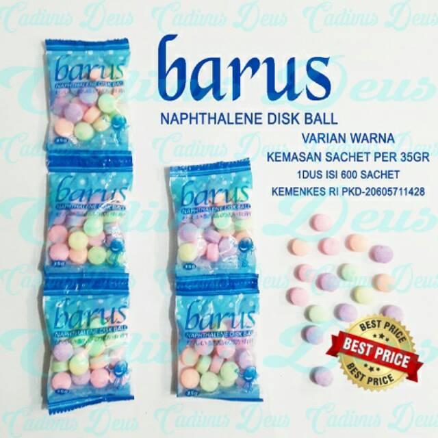 KAMPER - BOLA WARNA - BARUS SACHET 35GR - UTK LEMARI DLL