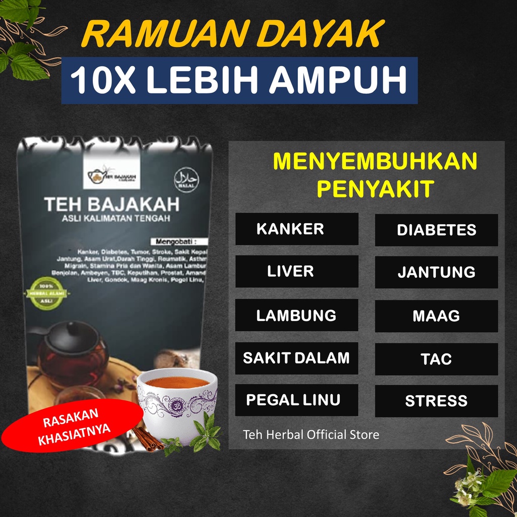 

Akar Bajakah Teh Herbal Asli Original Kalimantan Untuk Menyembuhkan Kanker Bersertifikat 100% Halal Isi 10 Sachet