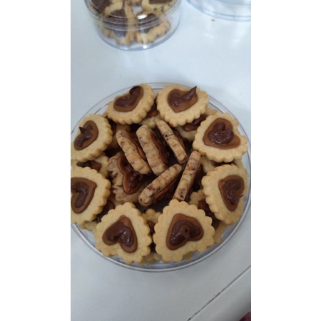 

Deerkitchen77 Butter Cookies with Nutella & Biscoff