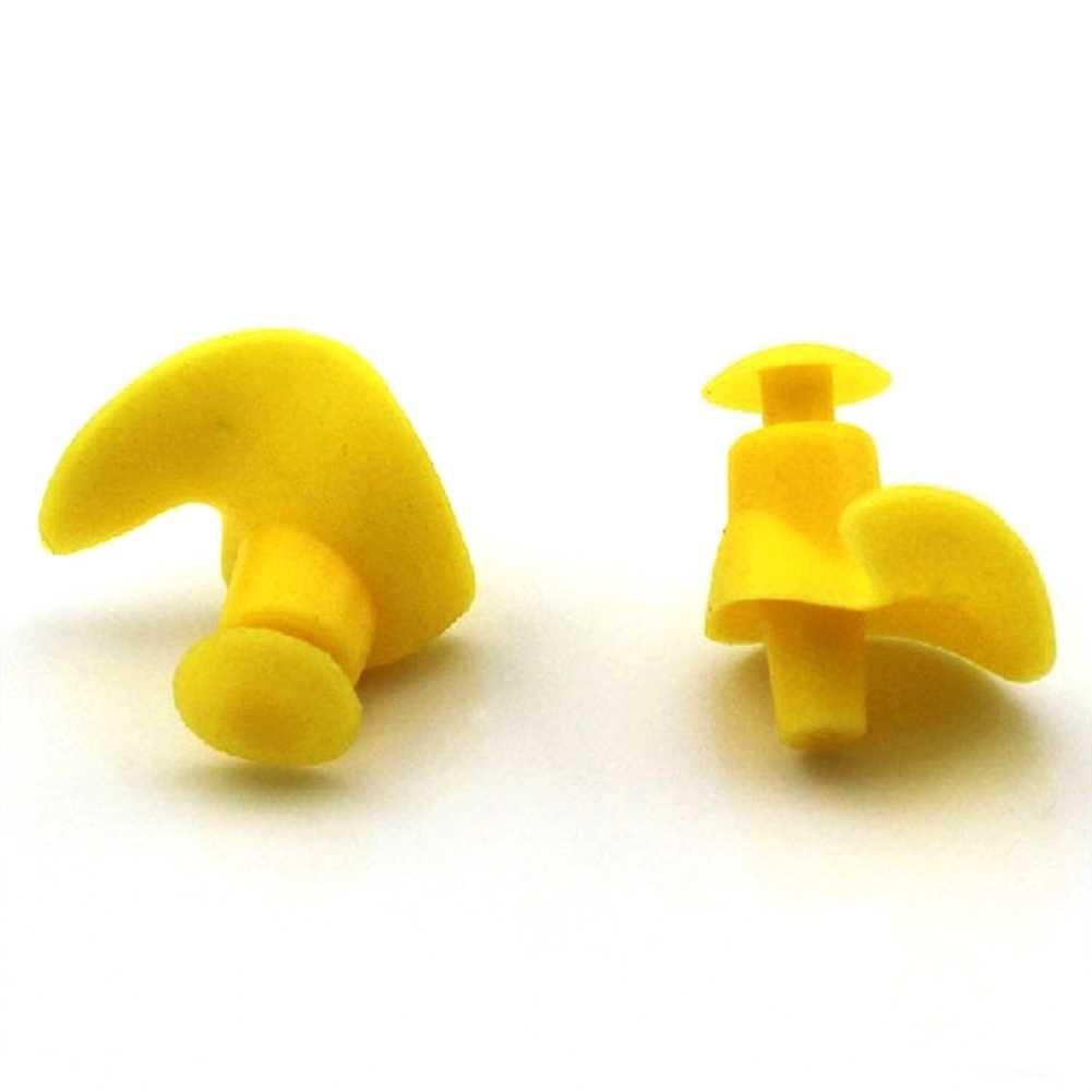 DONG ZHUR Penutup Telinga Ear Plug Renang Anti Air - 00NT [Kuning]