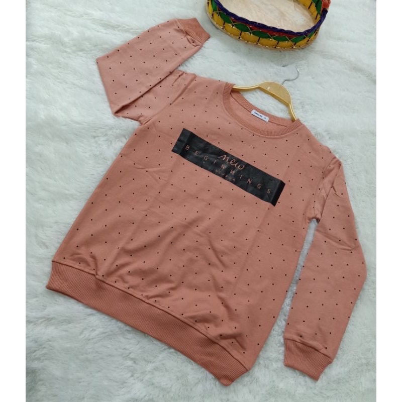 Sweater Cewe NEVADA Polkadot // Sweater Wanita Murah-1