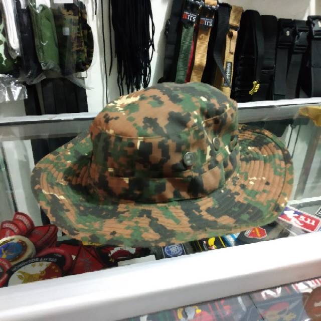 topi rimba loreng DITIGITAL MARPAT / topi army lapangan outdoor