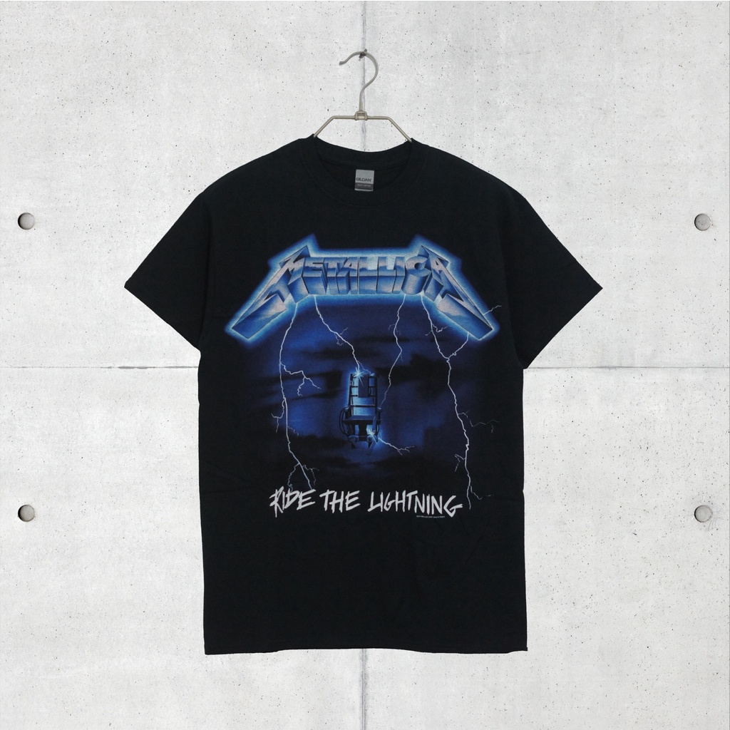 Baju Kaos Band Official Original Metallica (Ride The Lightning Tracks) Tshirt