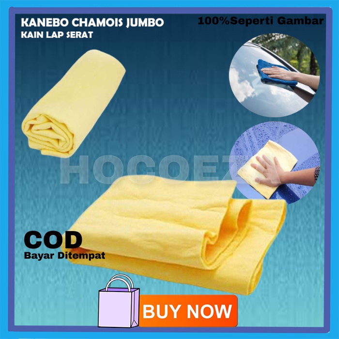 KANEBO JUMBO PLAS CHAMOIS KAIN LAP SERAT SINTETIS UKURAN JUMBO SUPER SERAP VA305