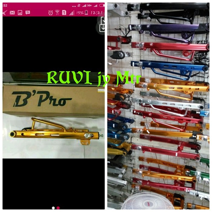 Arem Rx. King B. Pro Warna Lubang Racing