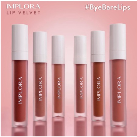 ✨SHASYA✨ IMPLORA Lip Velvet 4,6 gram | Lip Cream Matte | Lipstik | Lipvelvet BPOM Kosmetik Bibir