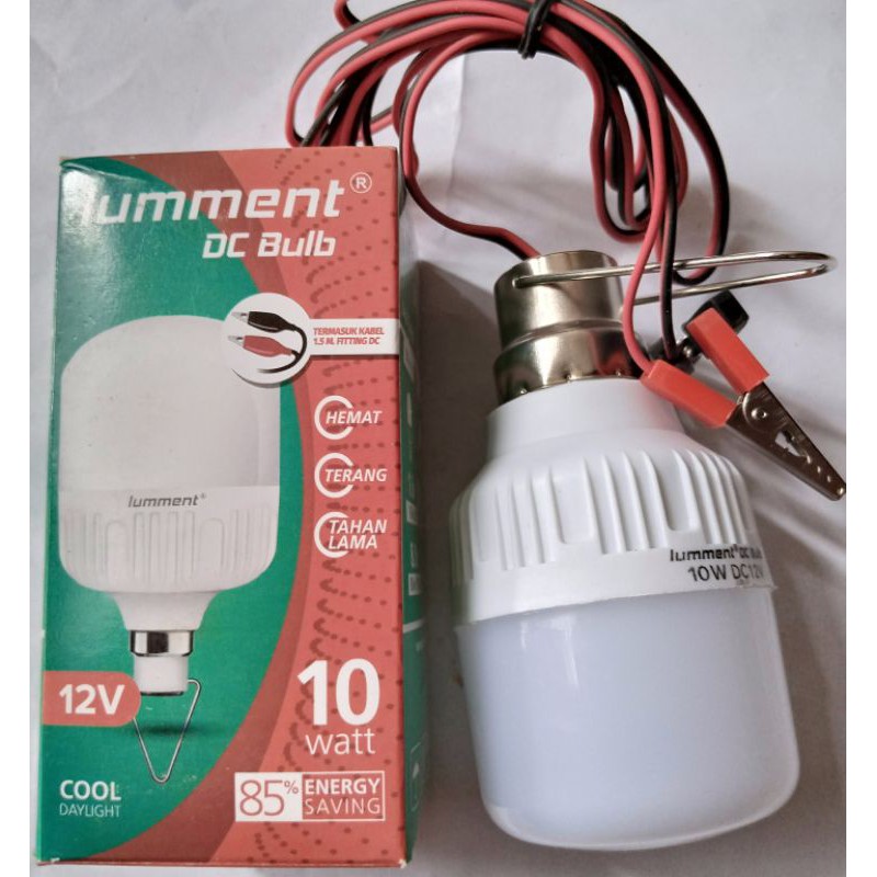 LUMMENT LAMPU LED 12Volt DC 10WATT BOHLAM JEPIT AKI
