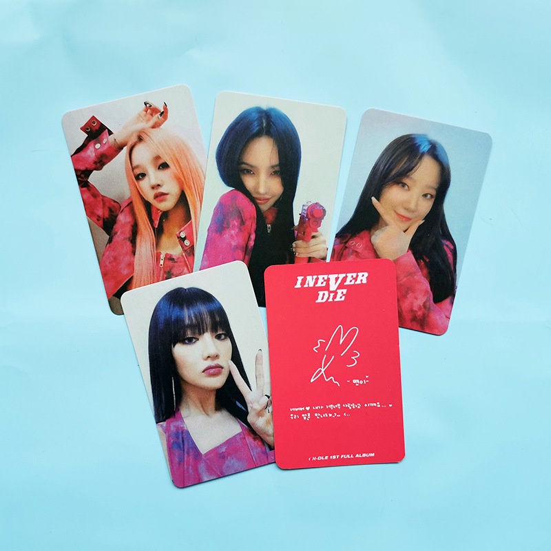 5pcs / set Kartu Pos Desain I-DLE Photocards I NEVER DIE Fan