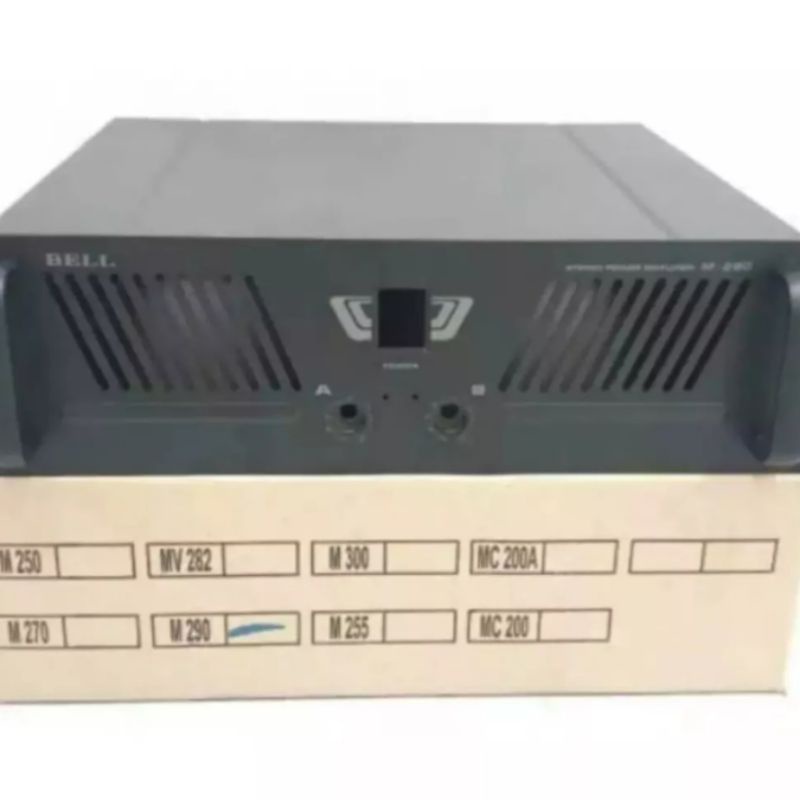 BOX BELL M290 POWER AMPLIFIER STEREO M 290