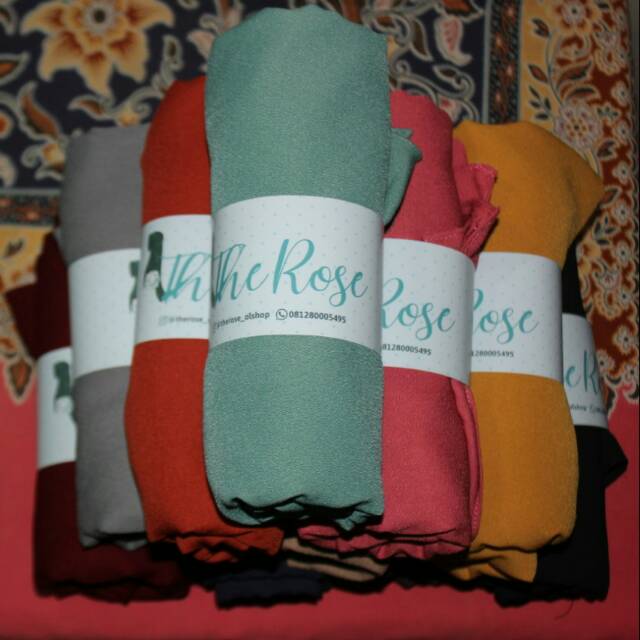 Khimar Hijab segi empat polos / jilbab panjang