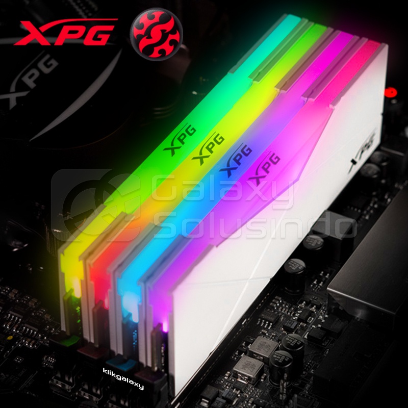 Adata XPG SPECTRIX D50 White RGB (2x16) 32GB DDR4 PC24000 3200MHz - Dual Kit