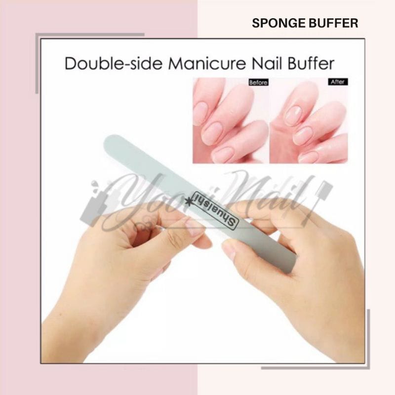 Sponge Buffer buffer halus pengilap kuku shining