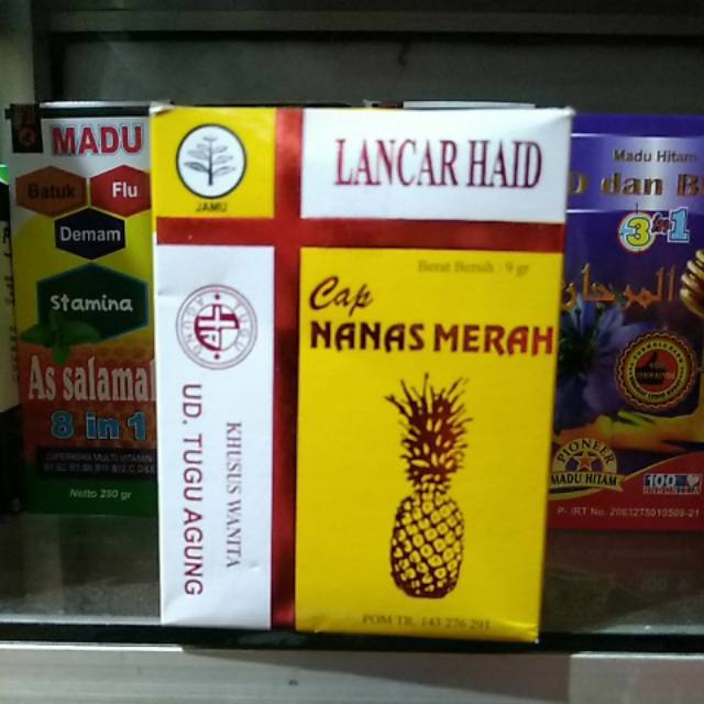 

Lancar haid cap nanas merah