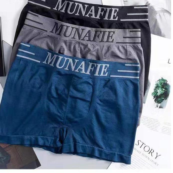 ☄️Shopeng Day COD✅ Celana dalam pria boxer munafie CD UNDERWEAR MEN SEMPAK PRIA IMPORT F016 | Promo 