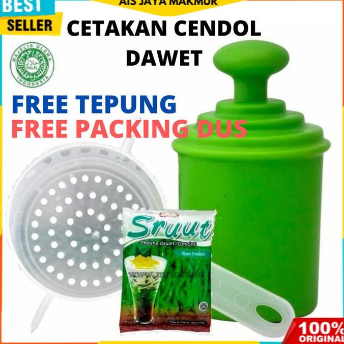 ><><><] Cetakan cendol sruut/dawet free tepung cendol sruut