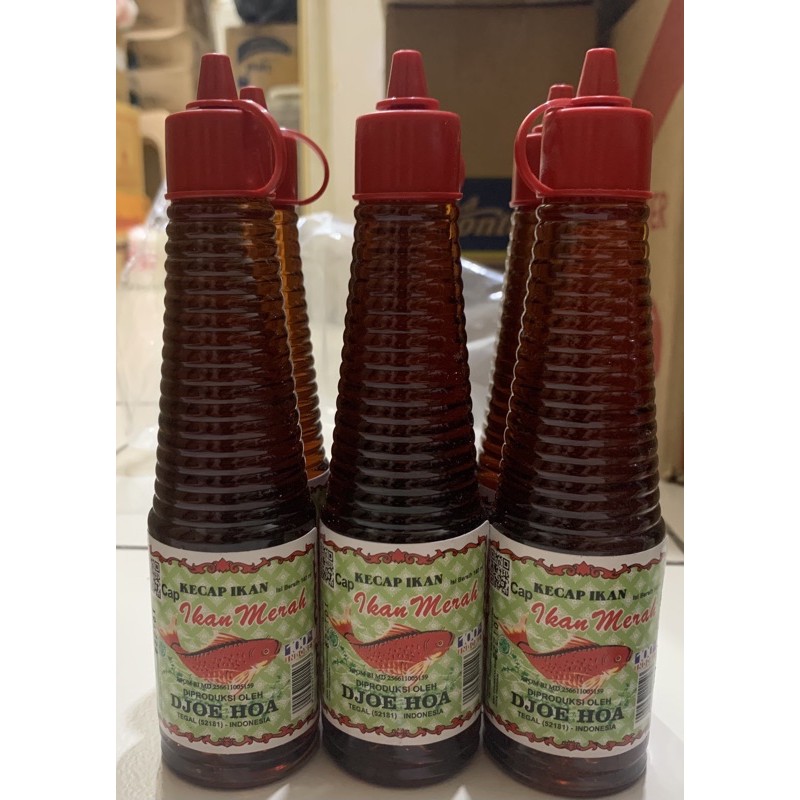 

Kecap Ikan Cap Ikan Merah Djoe Hoa 140 ml