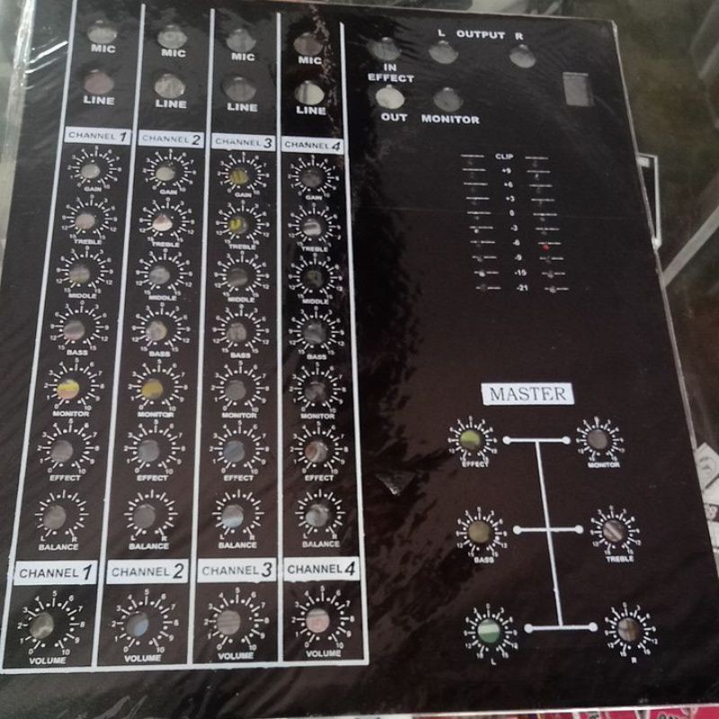 panel mixer 4 chanel