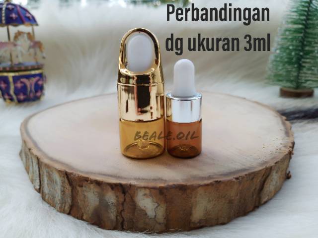 Botol Kaca Pipet Amber Mini 1ml / 2ml / 3ml