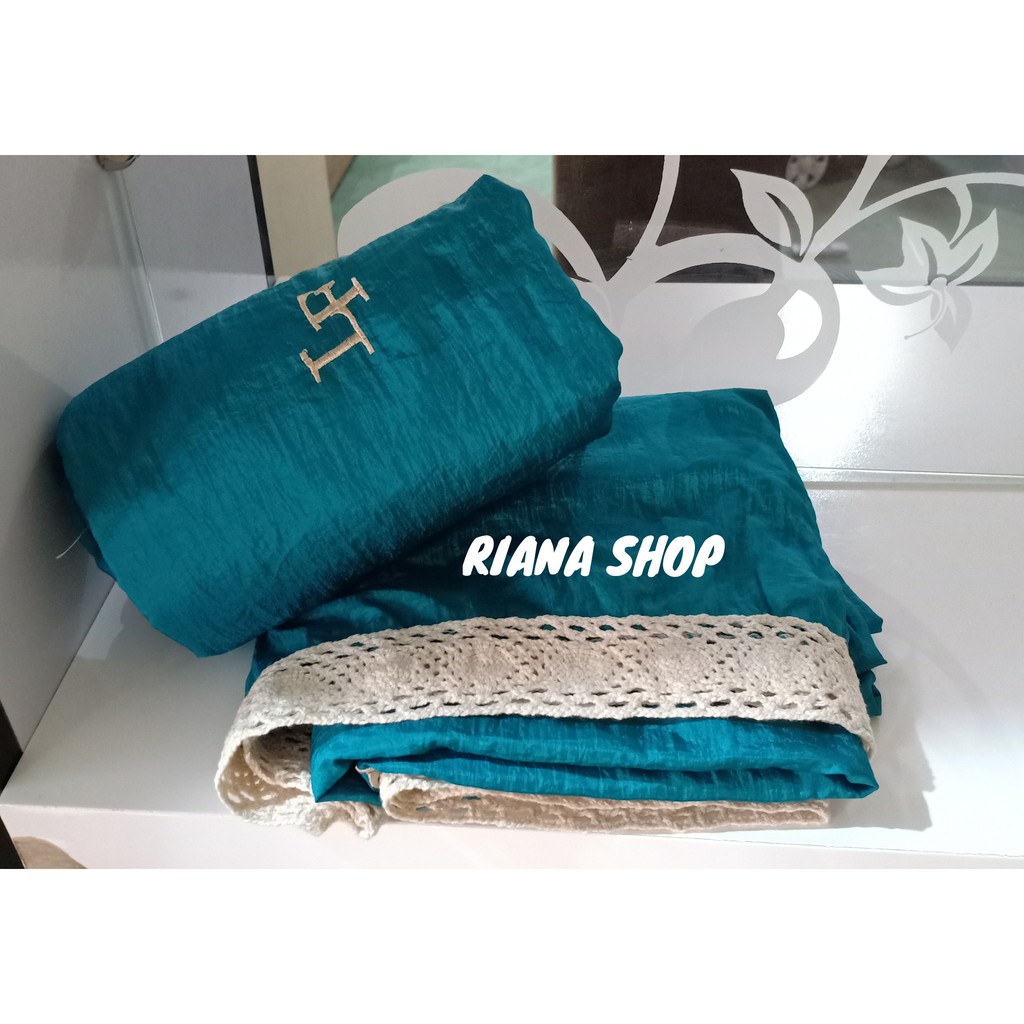 SHOFEE COLLECTION MUKENA PARASUT BORDIR PREMIUM DEWASA LIST RENDA