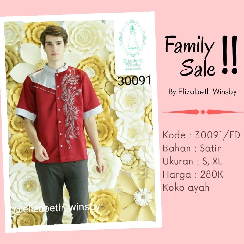 [SALE FAMILY] ELIZABETH WINSBY FAMILY EDITION GAMIS PESTA