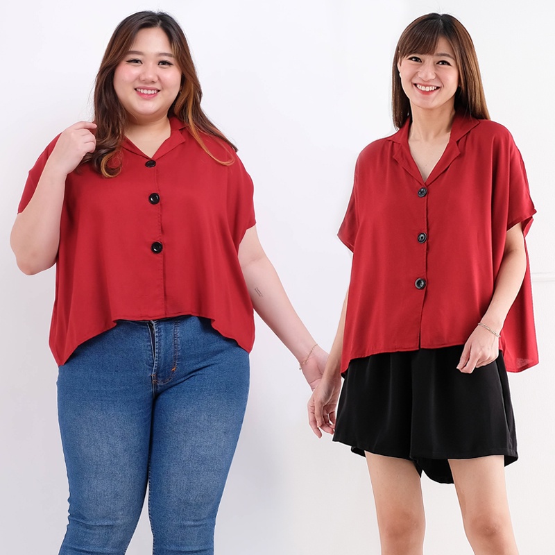 ARENA - Oversize Kemeja Wanita Motif-1