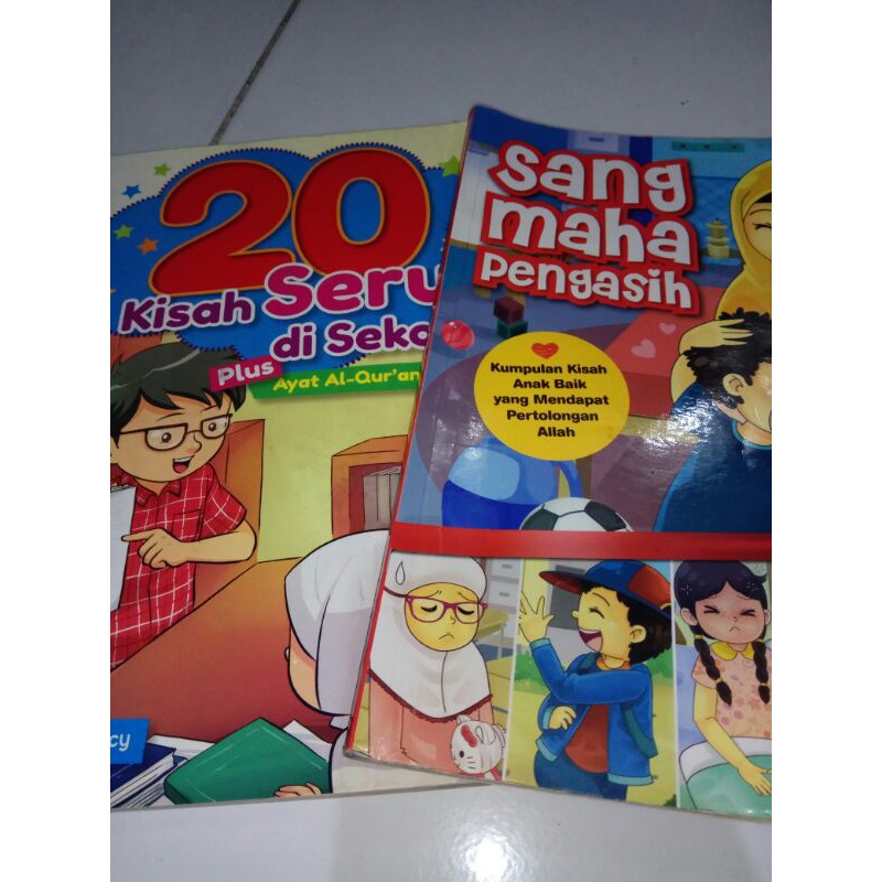 Buku Cerita Anak Muslim Bergambar Preloved Shopee Indonesia