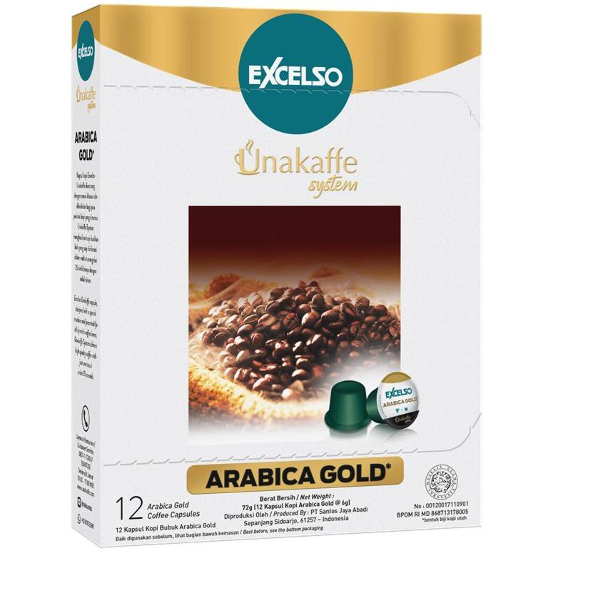 

Paling Laris ➤ Excelso Unakaffe Capsule Arabica Gold Box [12 Pods / 6 Gram]...